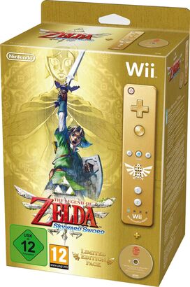 Legend of Zelda: Skyward Sword Limited Edition with Gold Rem