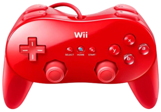 Nintendo Classic Controller Pro - Red (Wii)