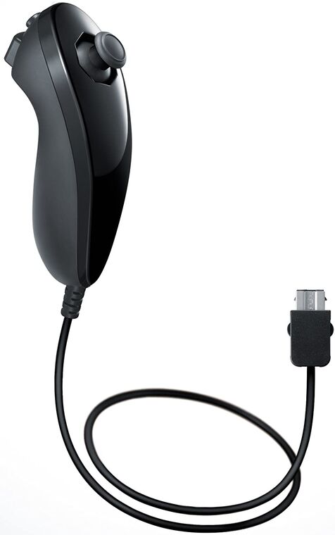 Nintendo Wii Nunchuk Controller Black