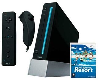Nintendo Wii Console Sports Resort Pak - Black