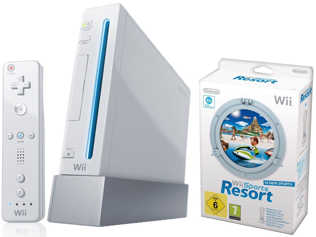 Nintendo Wii Console Sports Resort Pack White
