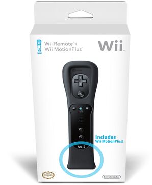 Nintendo Wii Remote with MotionPlus - Black