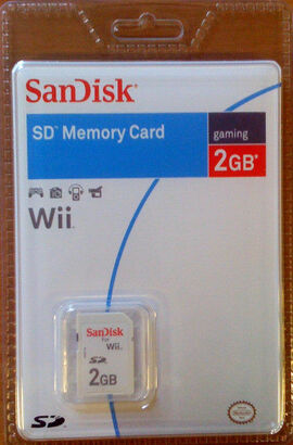2GB SD Memory Card for Nintendo Wii