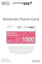 1000 Nintendo Points for Wii/DSi