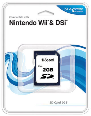 2GB SD Memory Card for Wii - BO