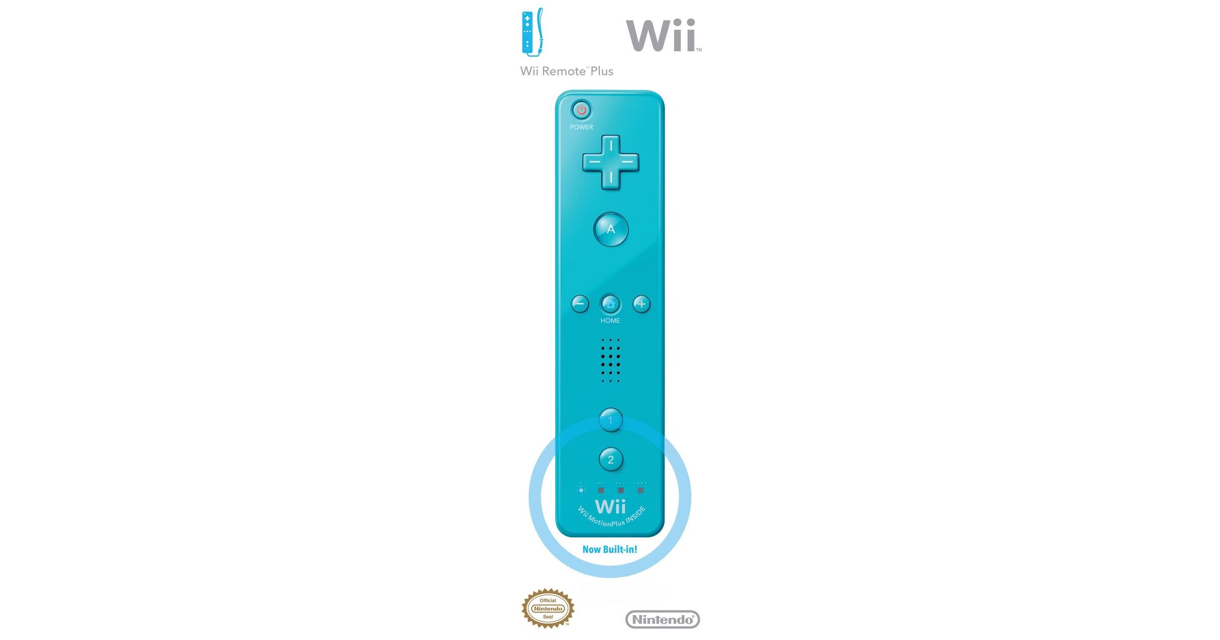 Wii Remote Plus Blue Nintendo