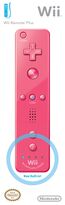 Wii Remote Plus - Pink