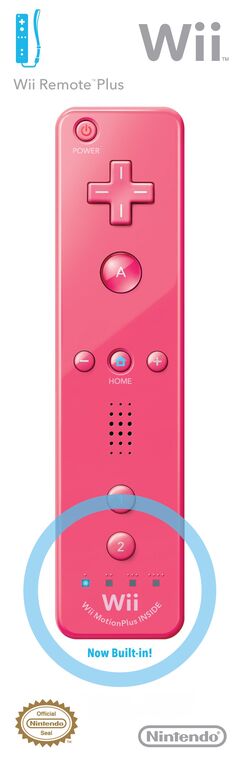 Wii Remote Plus - Pink
