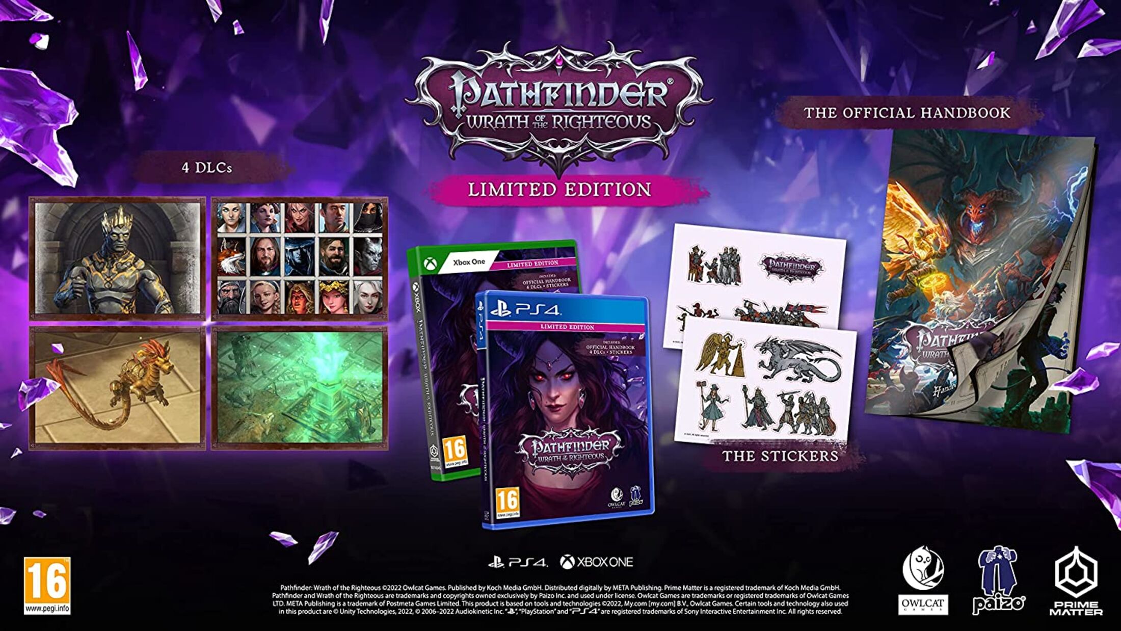 Pathfinder Wrath of the Righteous Limited Edition Xbox