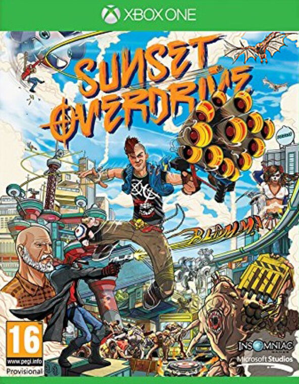Sunset Overdrive Xbox One Bundle, The white Xbox One and Xb…
