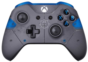 Xbox One Limited Edition Gears of War 4 JD Fenix (Grey/Blue)