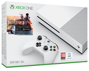 Xbox One S Console White Battlefield 1 Bundle (500GB)