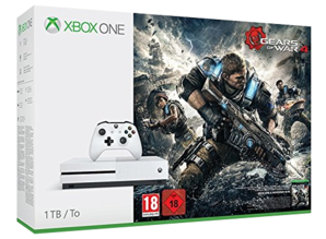 Xbox One S Console White Gears of War Bundle (1TB)