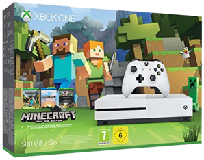 Xbox One S White Console Minecraft Complete Bundle 500GB