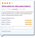 "Good option for video game trade-in" starts Jeschofield's review of GameXchange.co.uk!